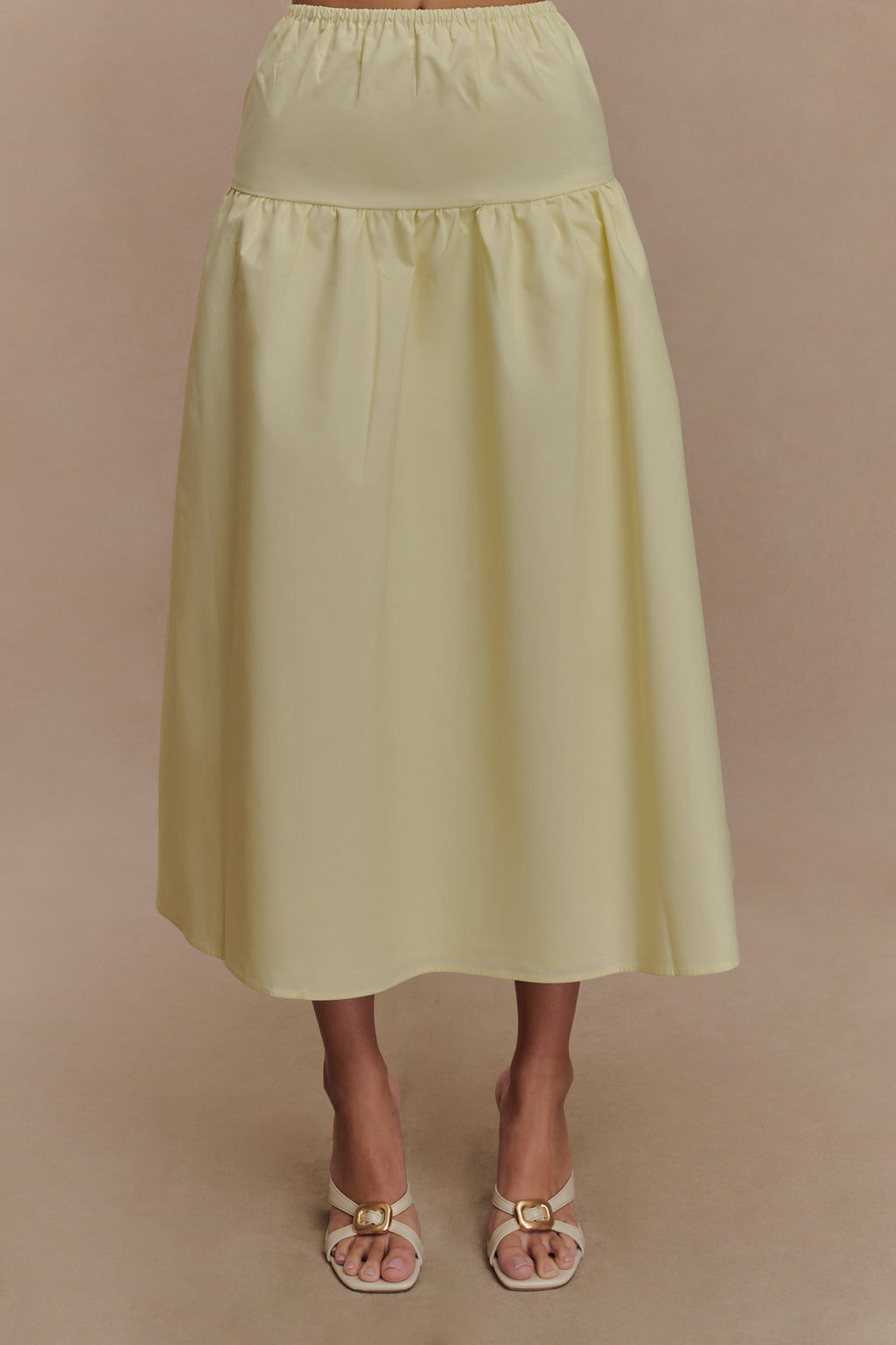 Amirah Midi Skirt in Lemon – Chic&Drifts