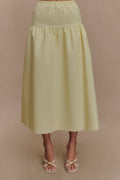 Amirah Midi Skirt in Lemon – Chic&Drifts