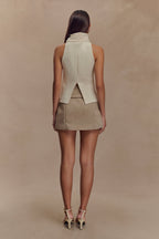 Birdie High Neck Sleeveless Top in Ivory – Chic&Drifts