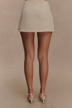 Fallon Denim Micro Mini Skort in Stone Wash – Chic&Drifts