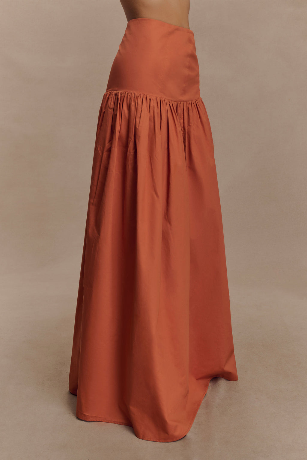 Autumn Maxi Skirt in Burnt Orange – Chic&Drifts
