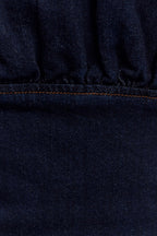 Cecilia Denim Frill Corset in Indigo Blue – Chic&Drifts