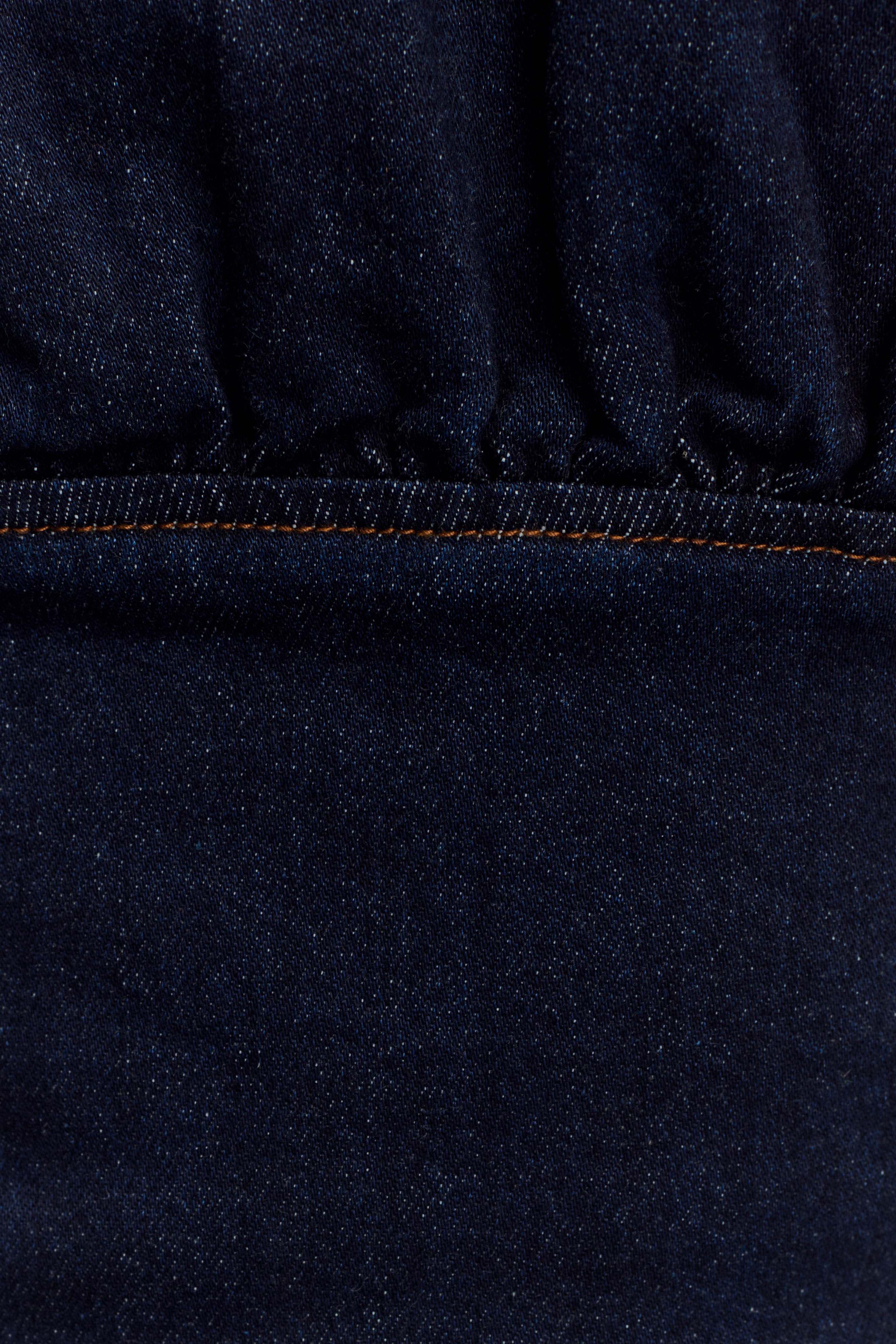 Cecilia Denim Frill Corset in Indigo Blue – Chic&Drifts