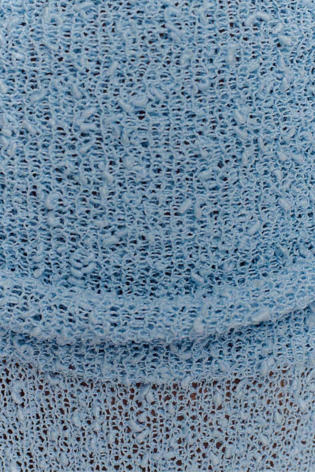 Petra Ruched Knit Maxi Skirt in Light Blue – Chic&Drifts