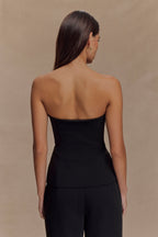 Lindie Strapless Suiting Top in Black – Chic&Drifts