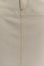 Loretta Denim Maxi Skirt in Ecru – Chic&Drifts