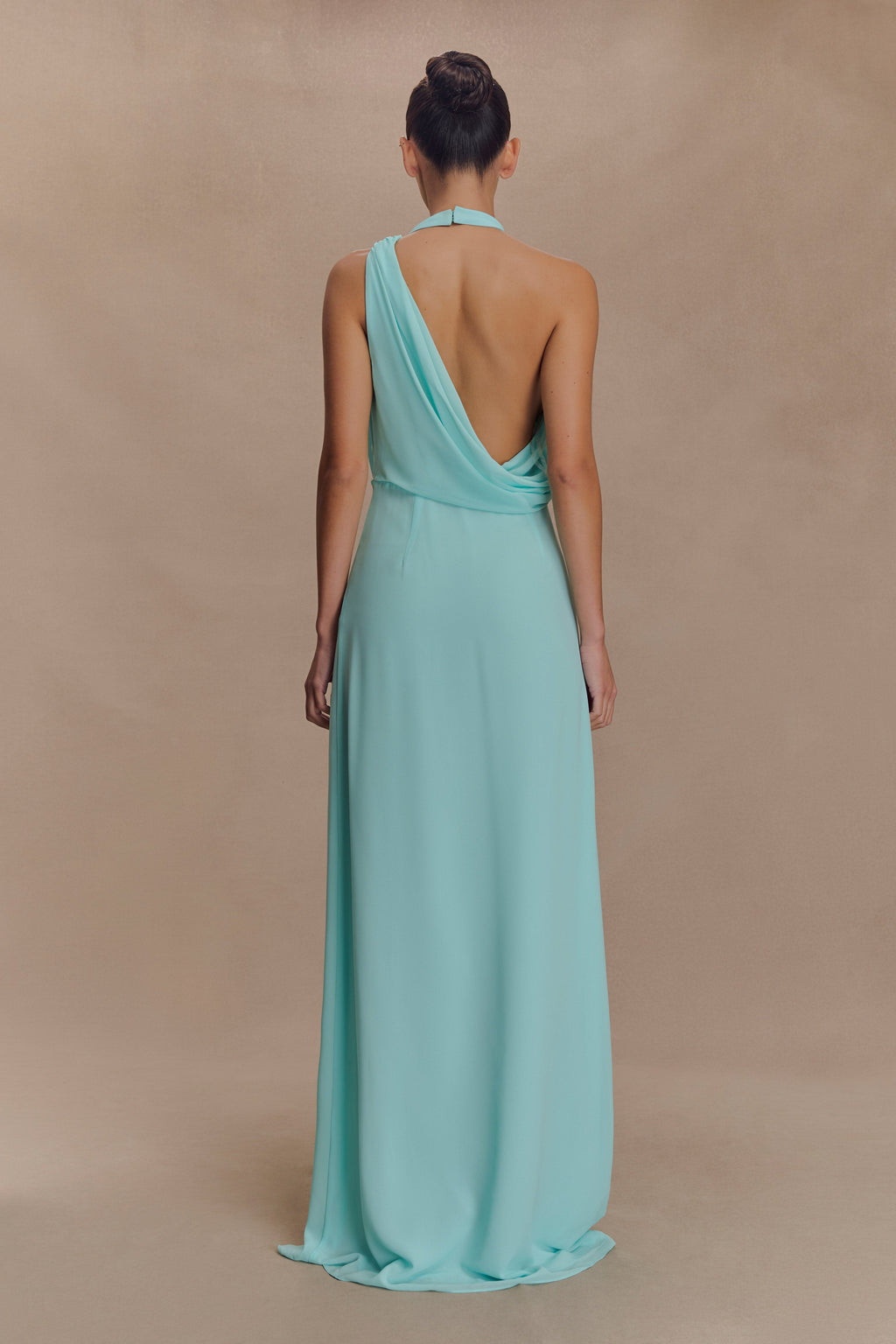 Galia Cowl Neck Maxi Dress in Lagoon – Chic&Drifts