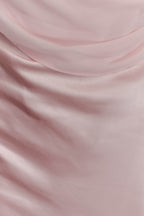 Carah Satin And Chiffon Maxi Dress in Pale Pink – Chic&Drifts