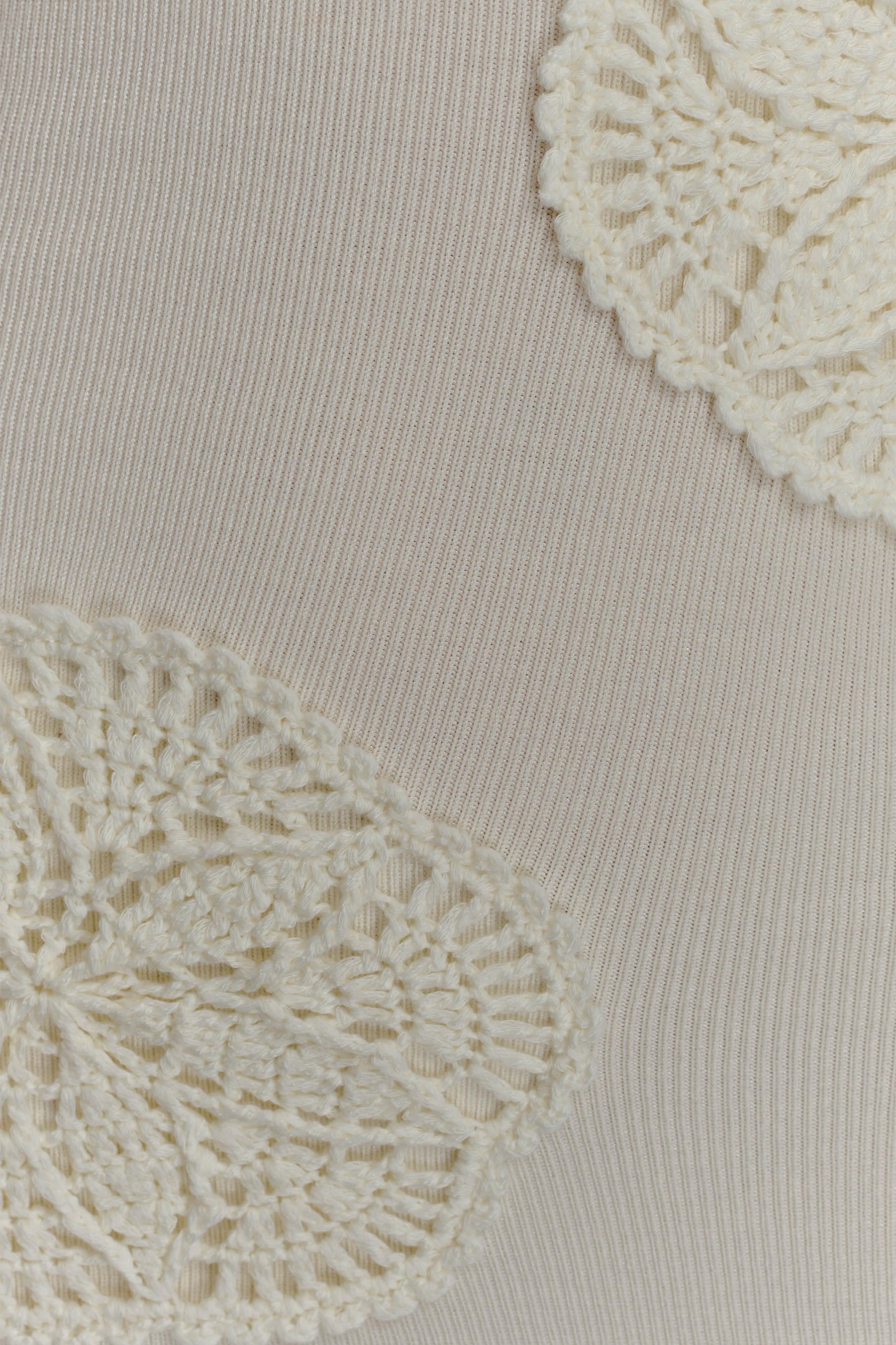 Teneika Crochet Knit Maxi Dress in Ivory – Chic&Drifts
