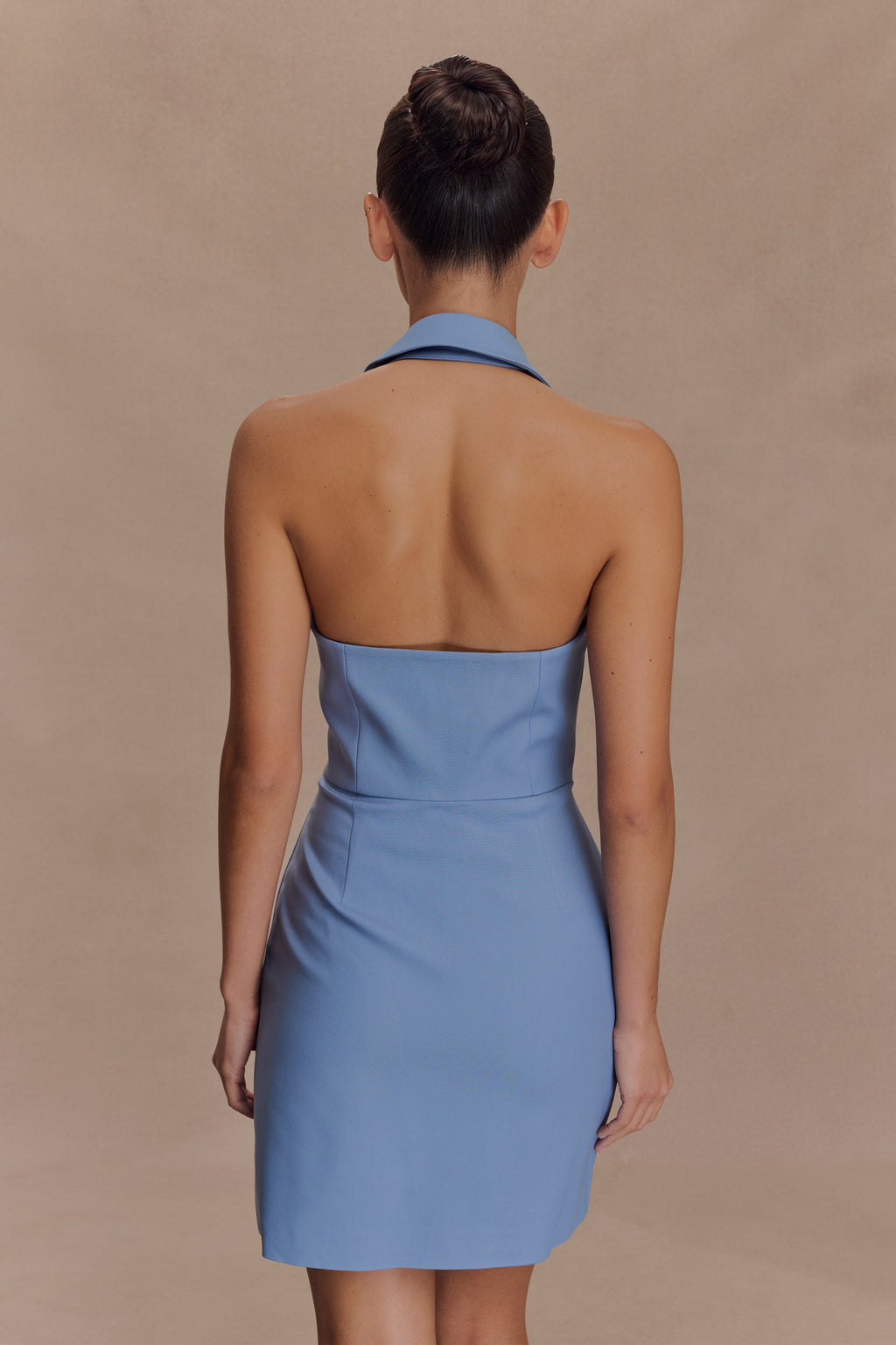 Ruth Cotton Halter Mini Dress