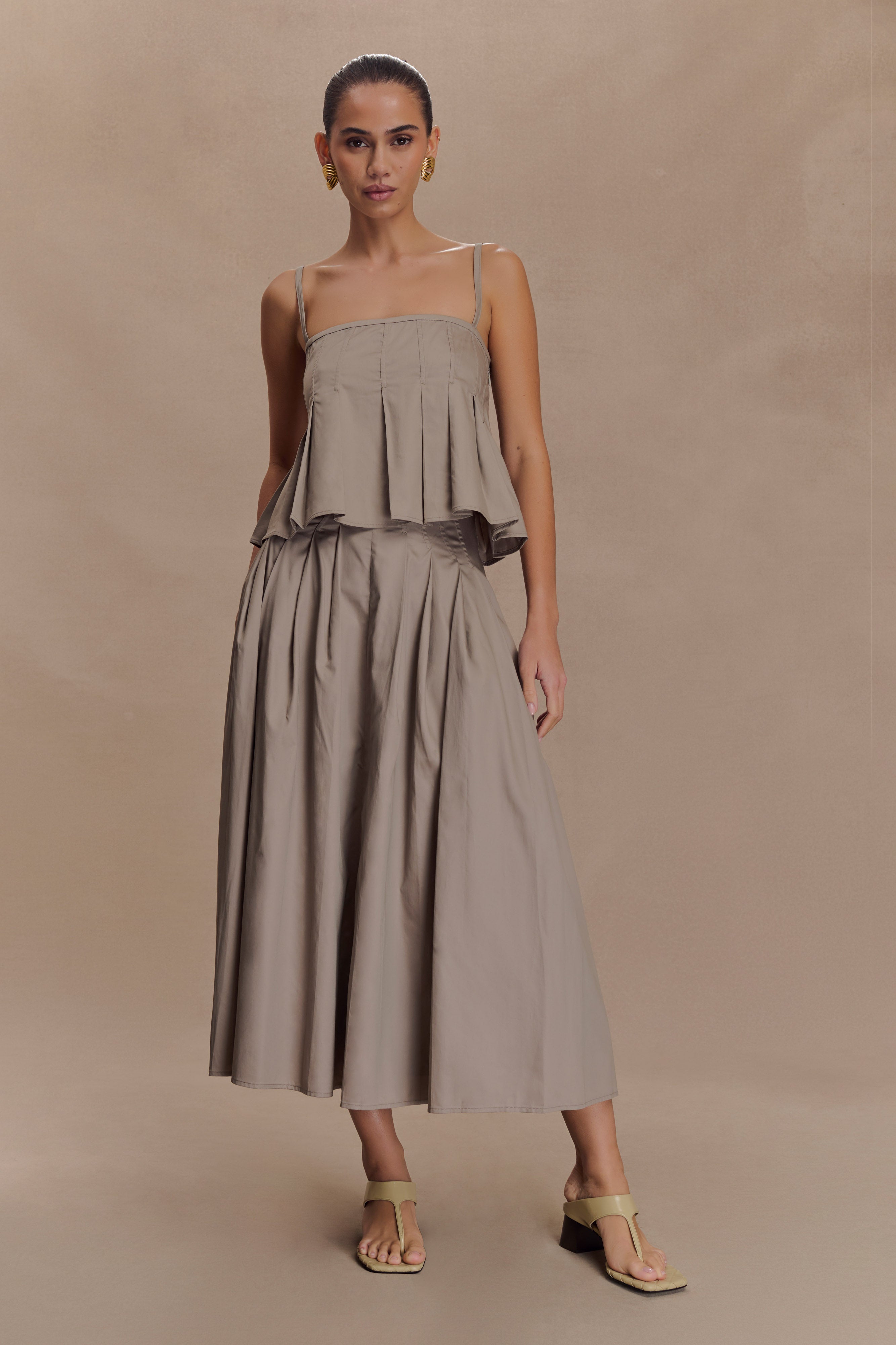 Mae A-Line Midi Skirt