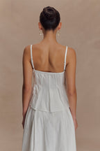 Mae Cotton Top in White – Chic&Drifts