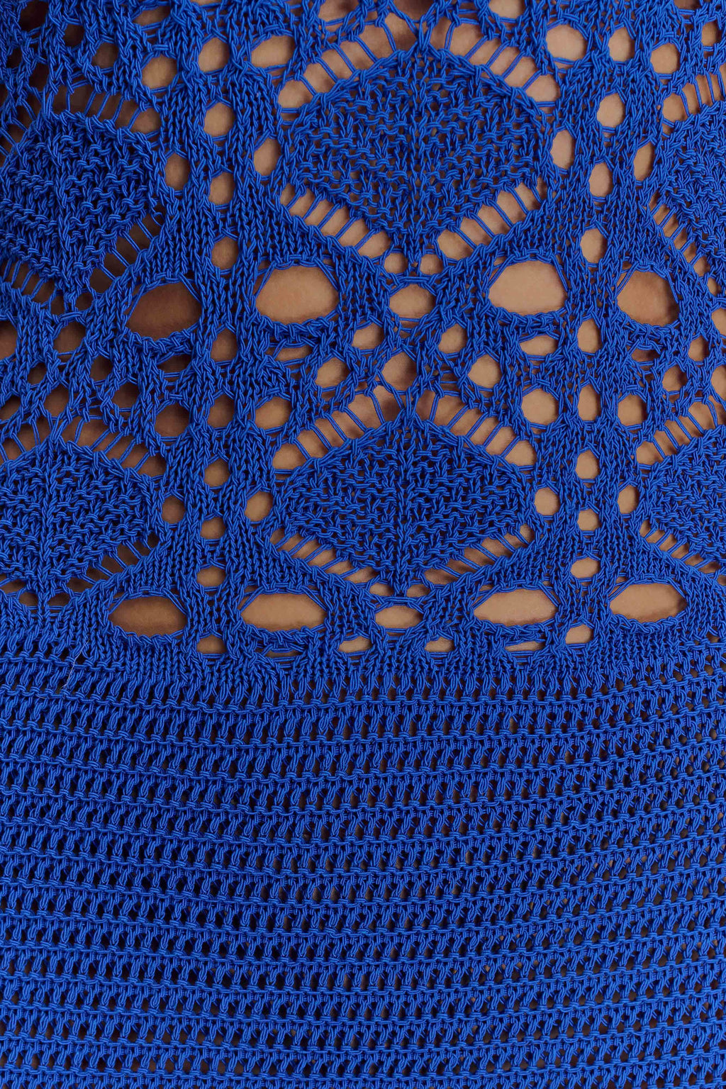Everette Crochet Knit Mini Dress in Cobalt – Chic&Drifts