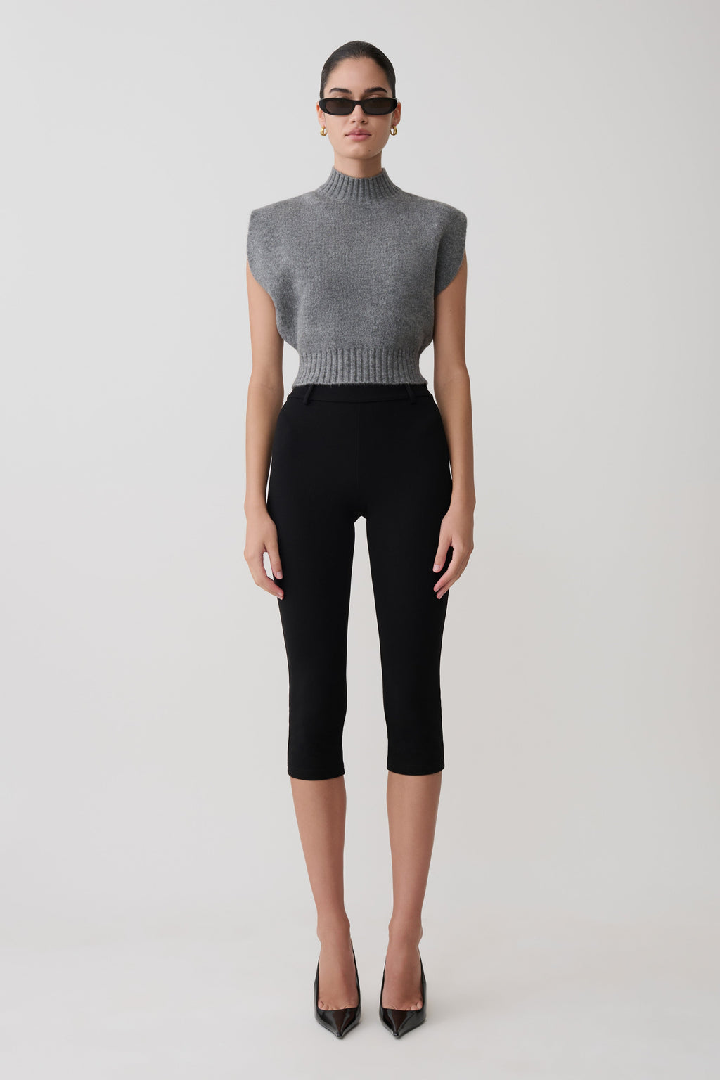 Niko Knit Oversized Top in Charcoal – Chic&Drifts