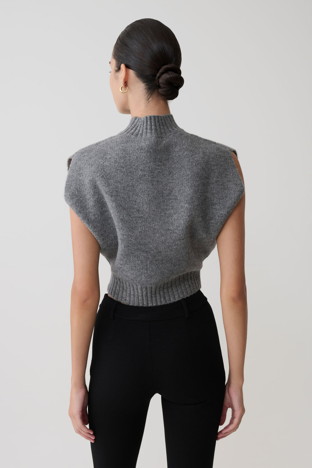 Niko Knit Oversized Top in Charcoal – Chic&Drifts