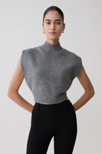 Niko Knit Oversized Top in Charcoal – Chic&Drifts