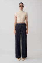 Niko Knit Oversized Top in Charcoal – Chic&Drifts