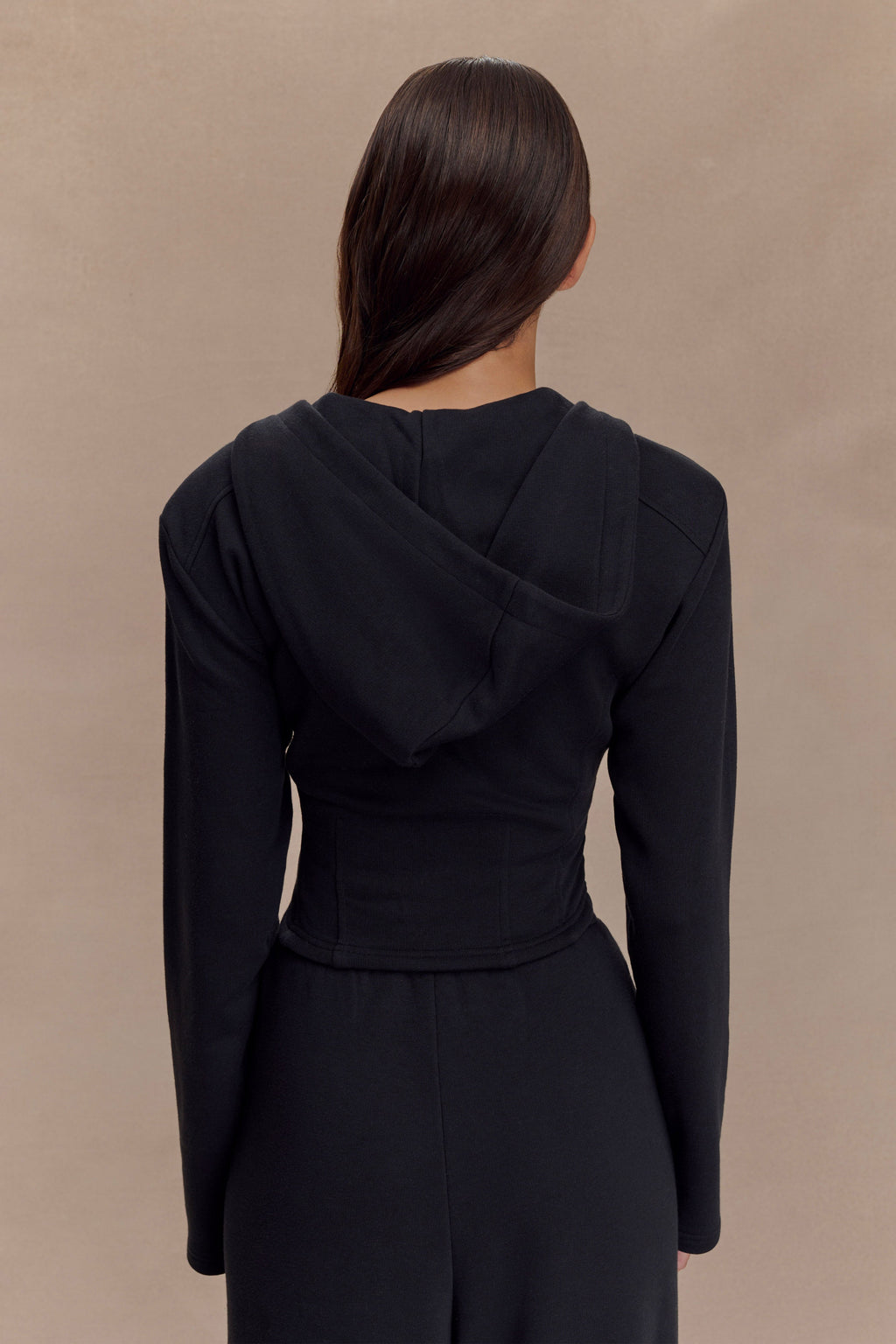 Quinn Zip Up Hoodie in Black – Chic&Drifts