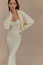 Kingston Knit Maxi Dress in Ivory – Chic&Drifts