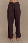 Natalya Knit Wide Leg Pants in Dark Chocolate – Chic&Drifts