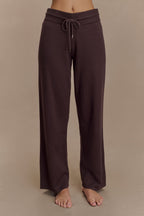 Natalya Knit Wide Leg Pants in Dark Chocolate – Chic&Drifts