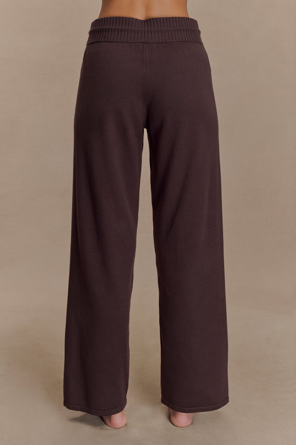 Natalya Knit Wide Leg Pants in Dark Chocolate – Chic&Drifts