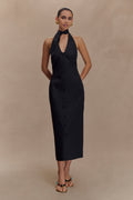 Simona Halter Neck Midi Dress