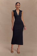 Keagan Sleeveless Midi Dress in Black – Chic&Drifts