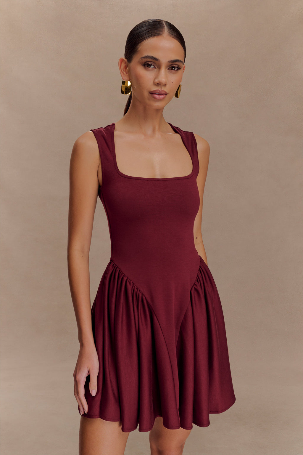 Sharon Scuba Jersey Mini Dress