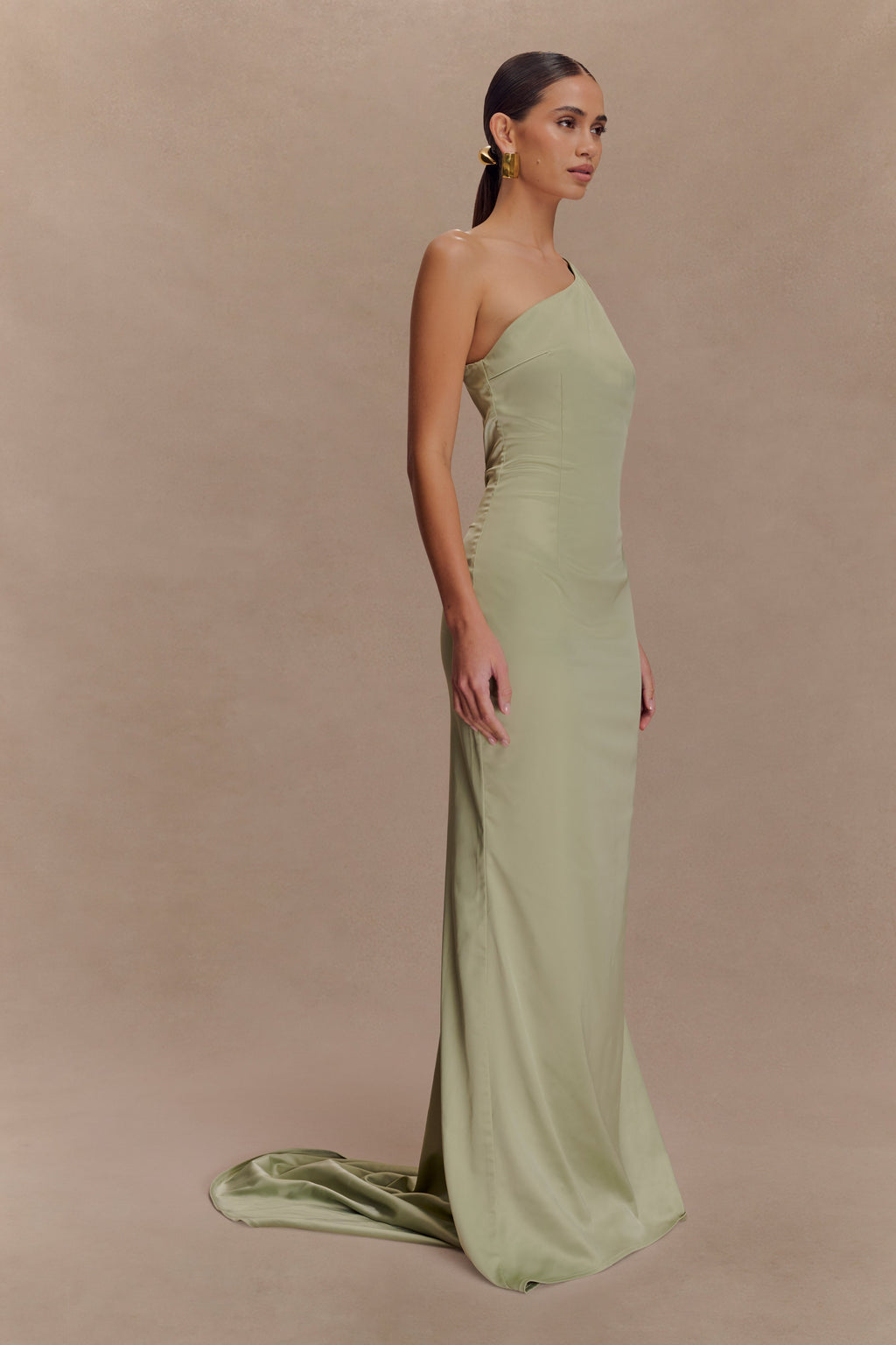 Harper One Shoulder Gown