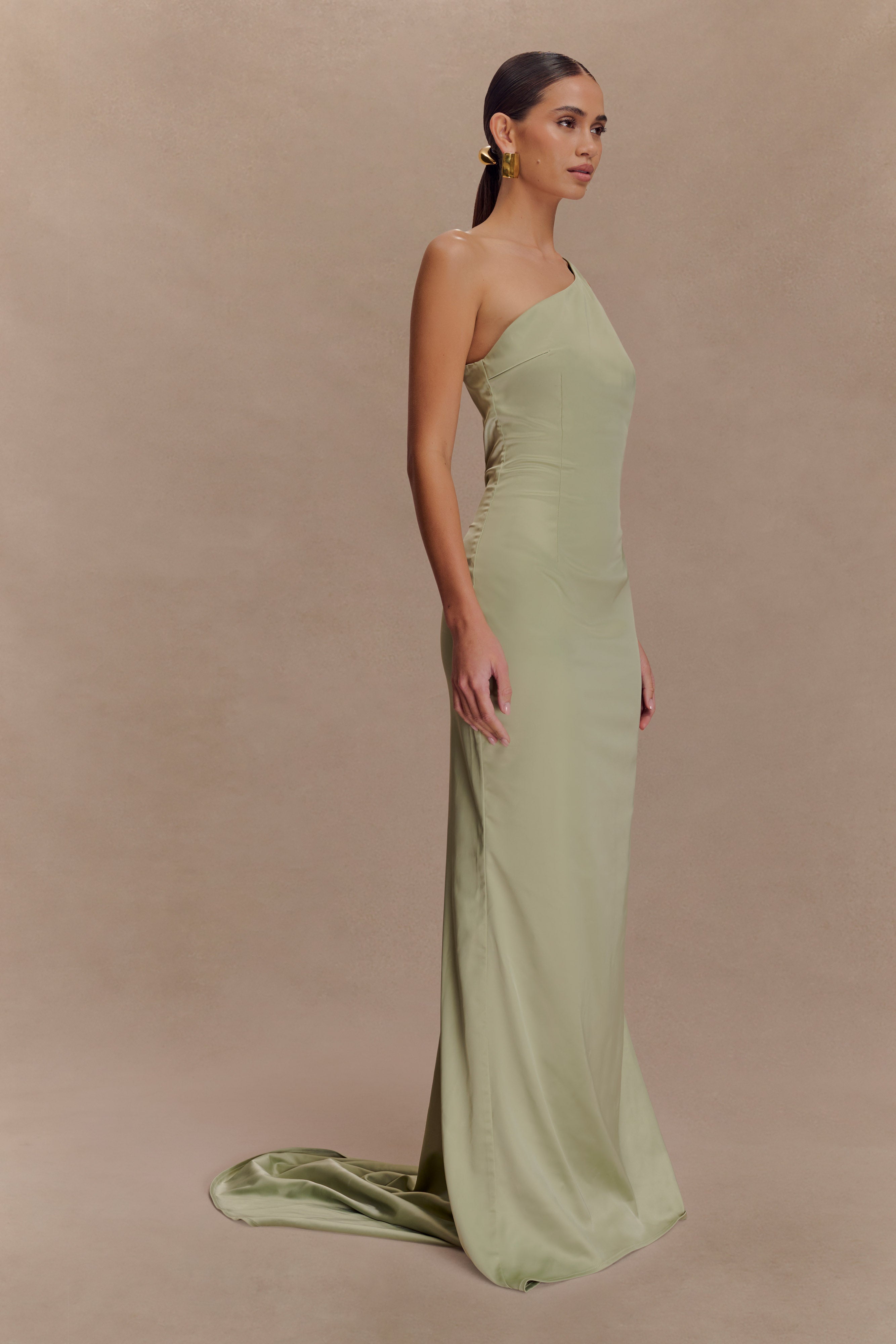 Harper One Shoulder Gown