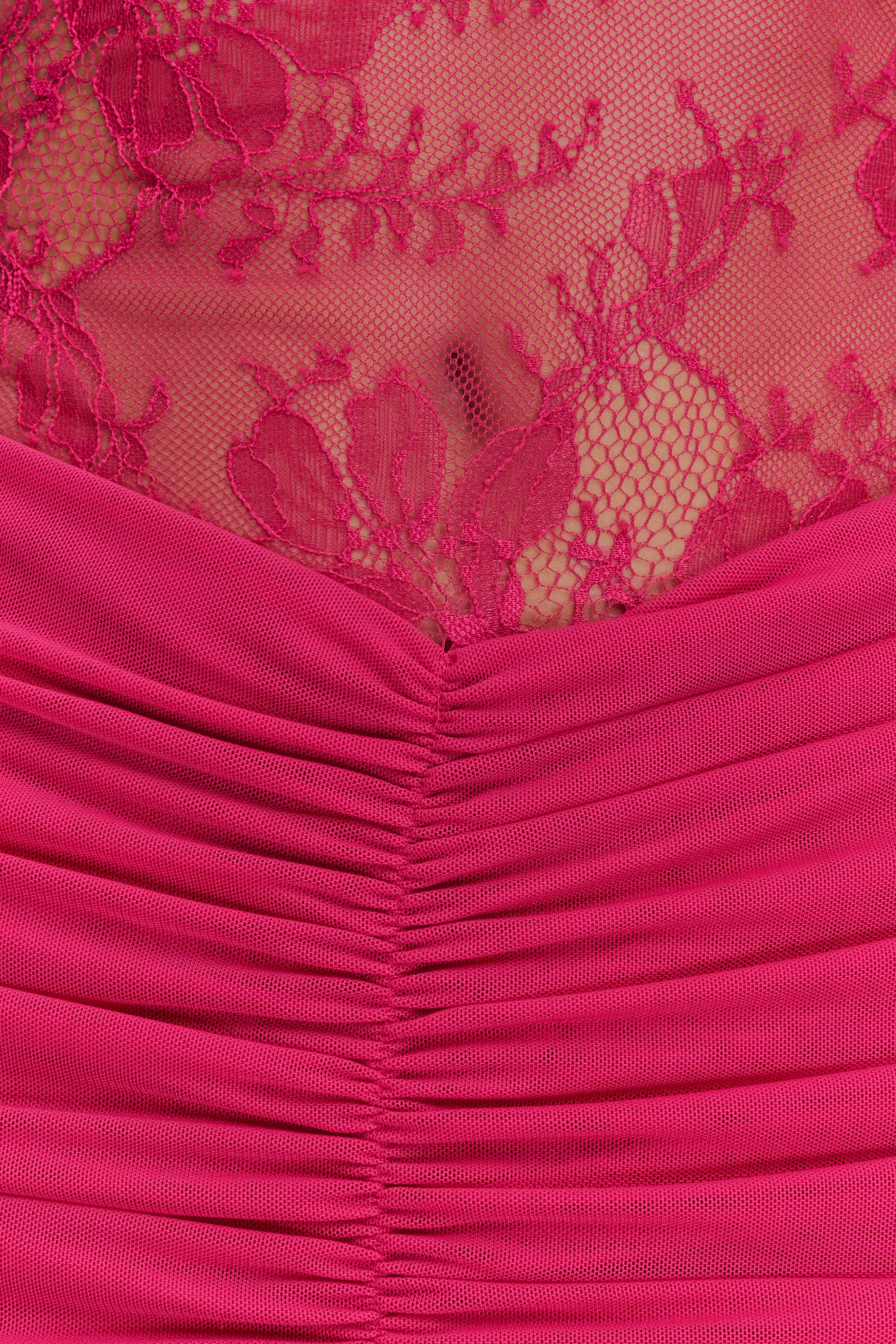 Khadijah Lace And Mesh Maxi Dress