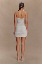 Laurie Twist Knit Mini Dress in Ivory – Chic&Drifts
