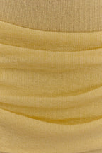 Elora Strapless Knit Maxi Dress in Lemon – Chic&Drifts