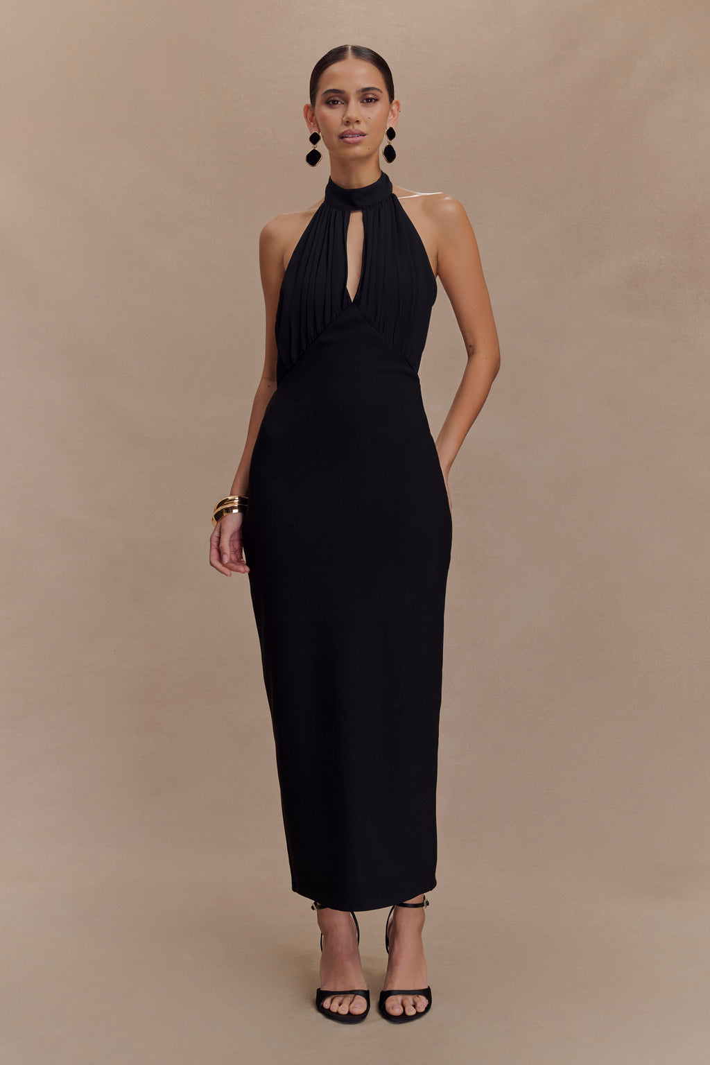 Mierah Halter Midi Dress