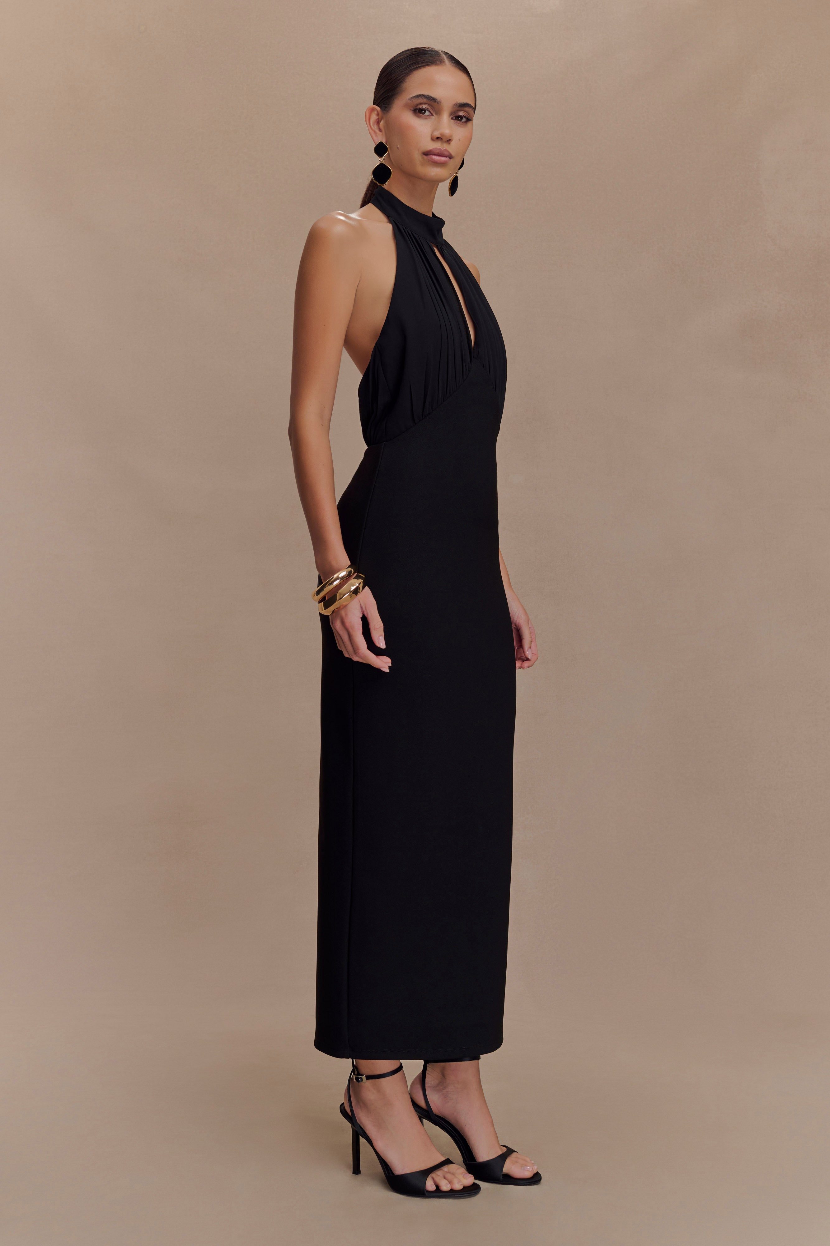 Mierah Halter Midi Dress