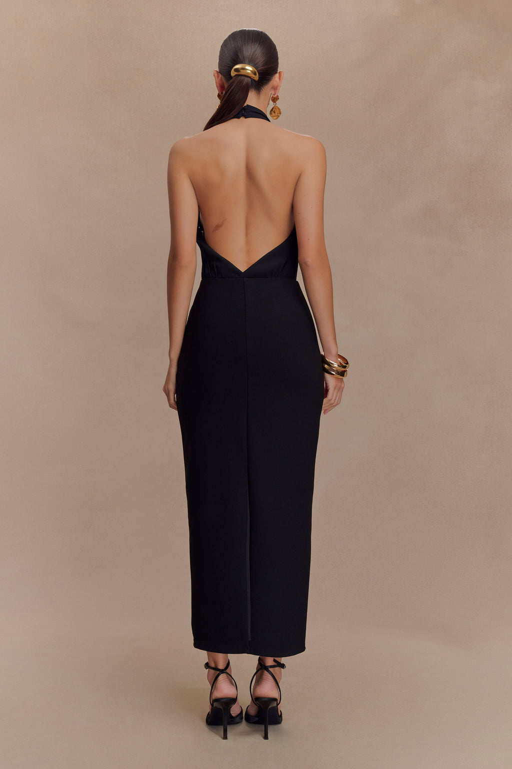 Mierah Halter Midi Dress