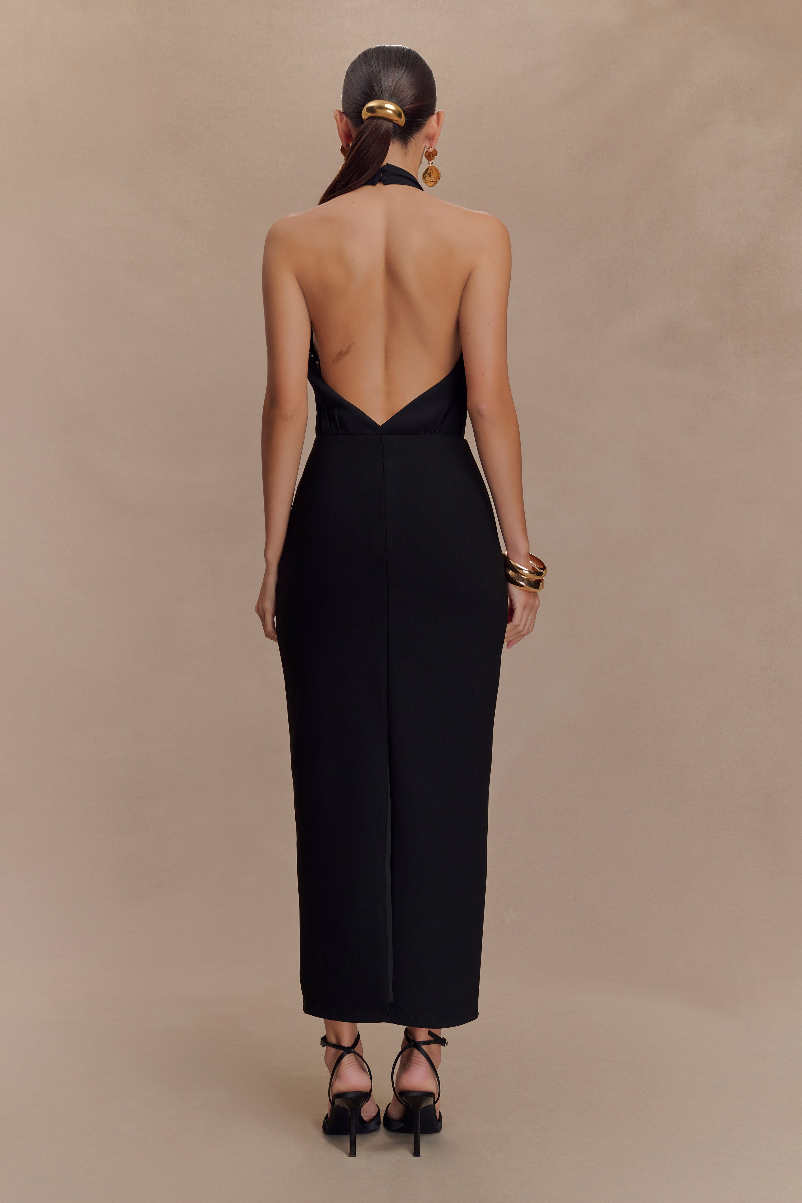 Mierah Halter Midi Dress