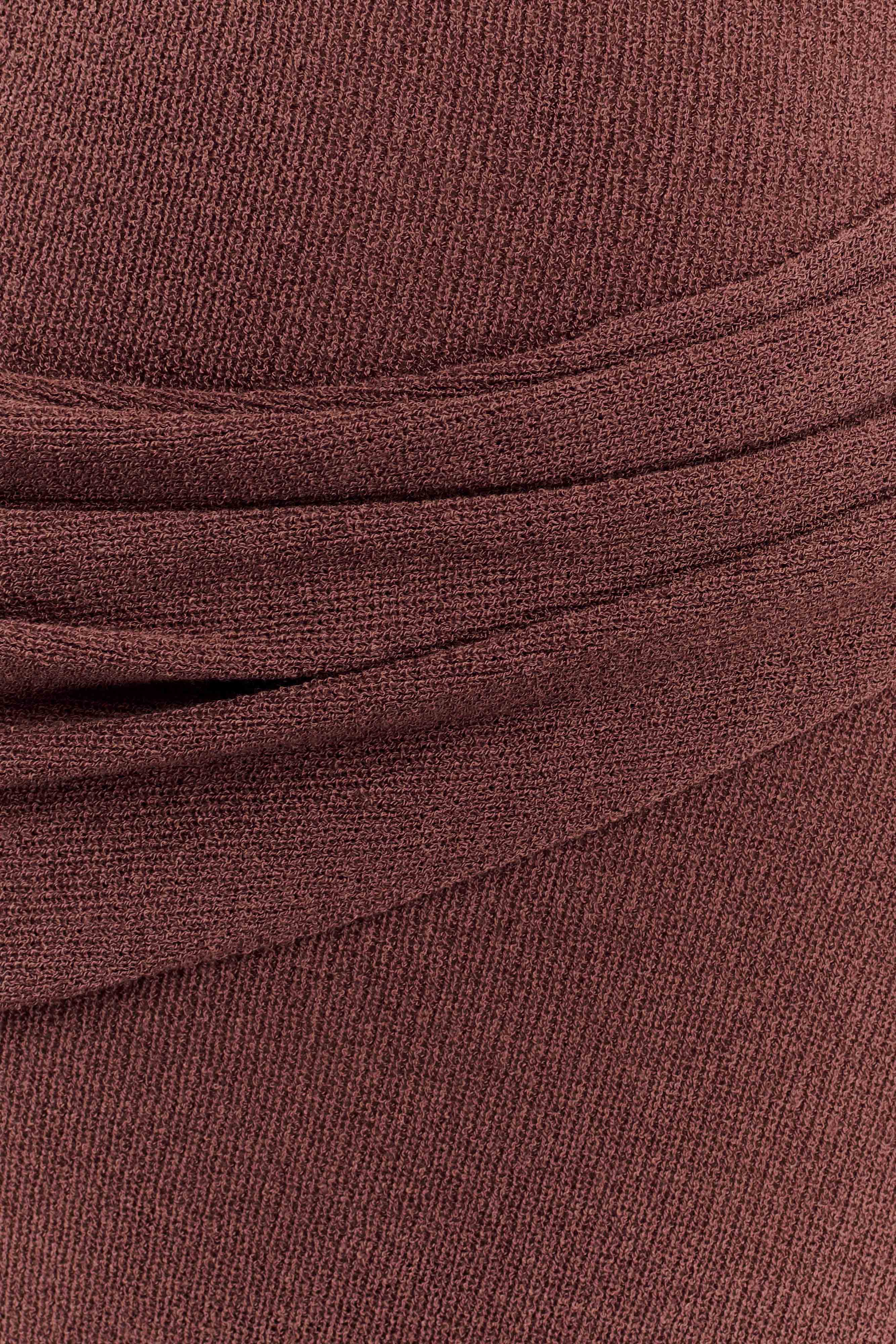 Alexius One Shoulder Knit Maxi Dress