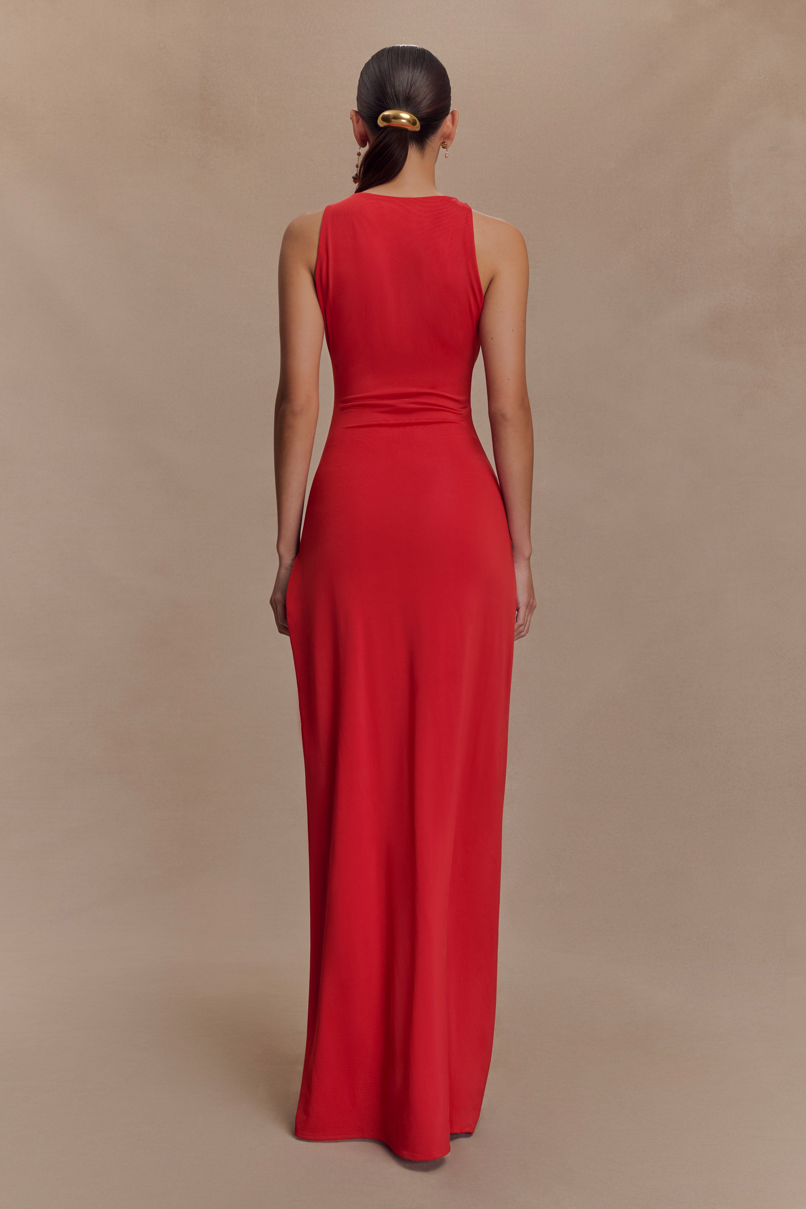 Kaiden Slinky Beaded Maxi Dress