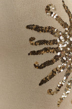 Ellington Knit Maxi Dress With Sequin in Ivory – Chic&Drifts