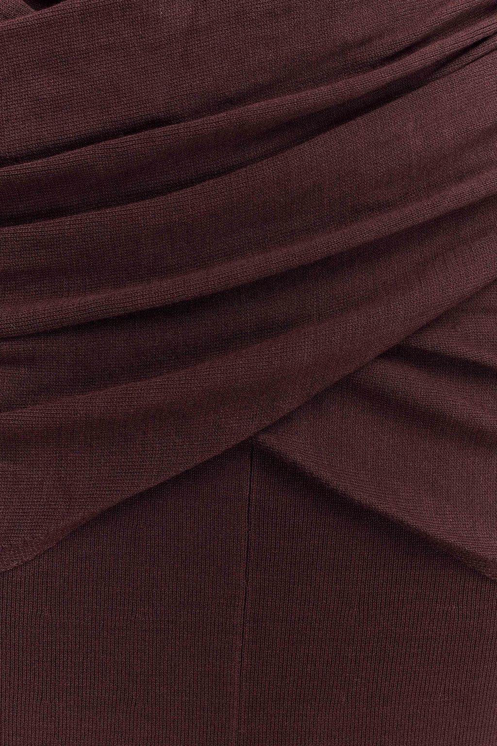 Reama Wrap Over Knit Maxi Dress in Chocolate – Chic&Drifts