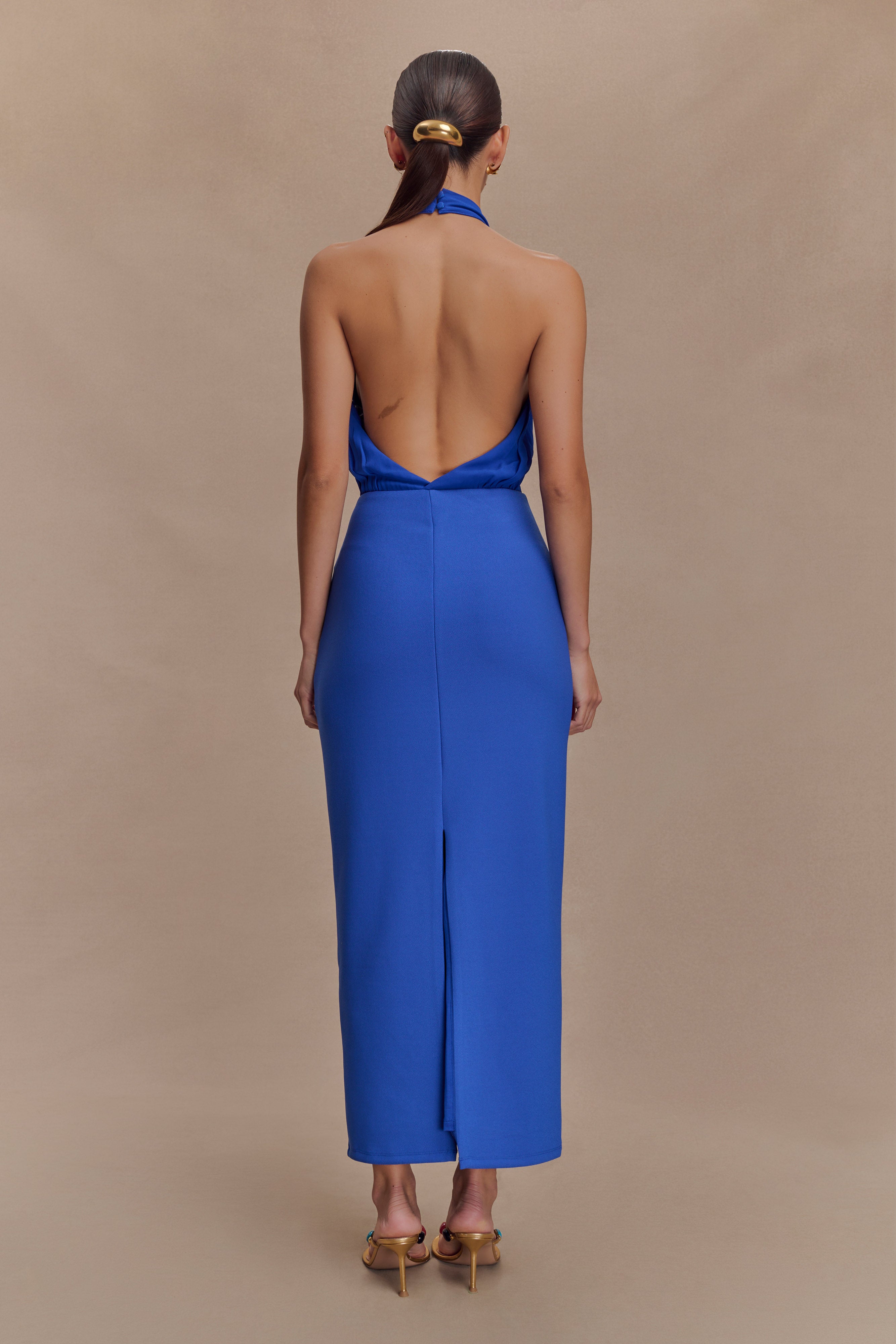 Mierah Halter Midi Dress