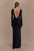 Louisa Long Sleeve Slinky Maxi Dress