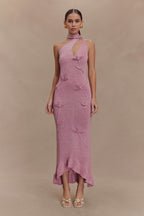 Celestino Floral Metallic Knit Maxi Dress in Pink – Chic&Drifts