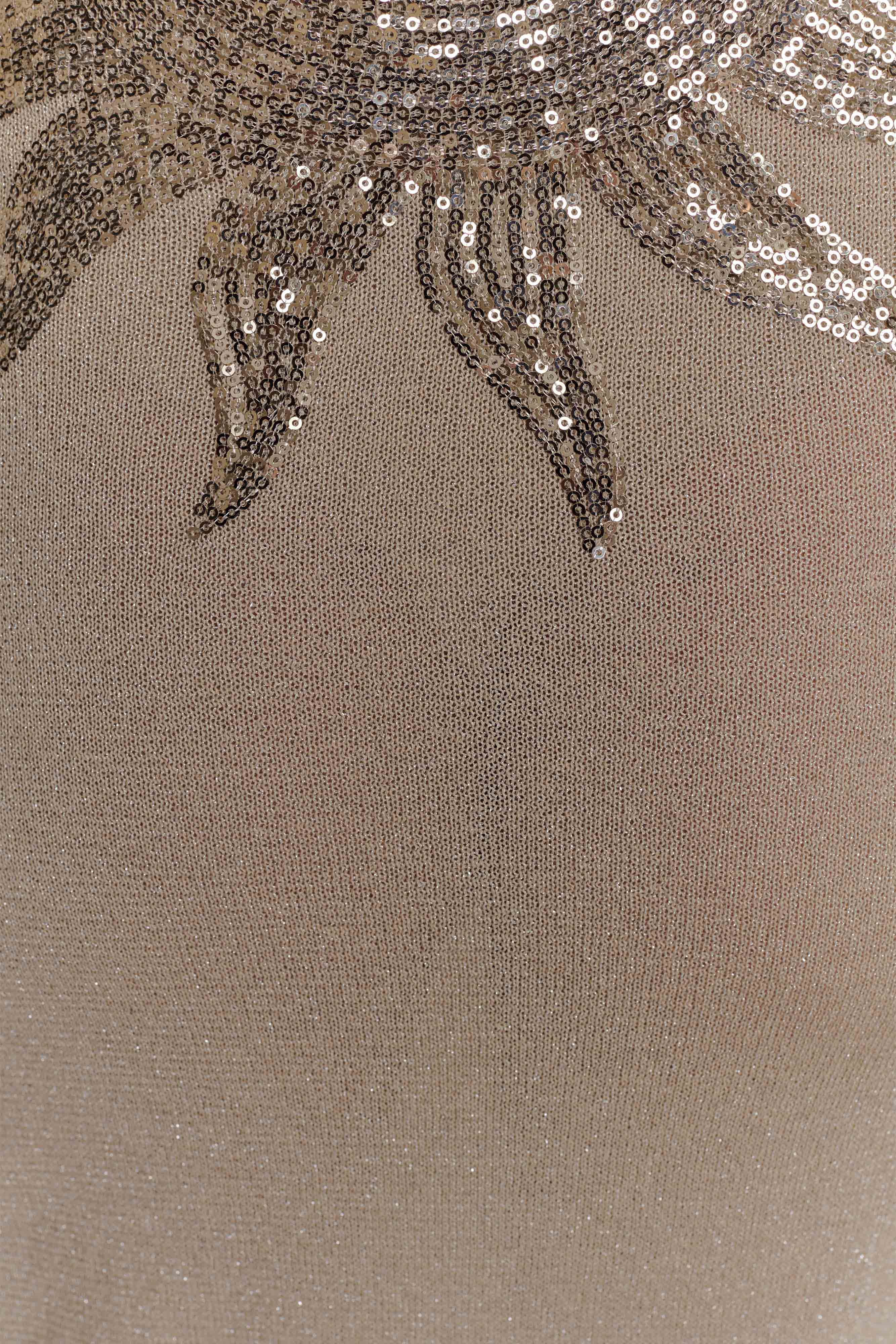 Atticus Knit Maxi Dress With Sequin in Gold – Chic&Drifts