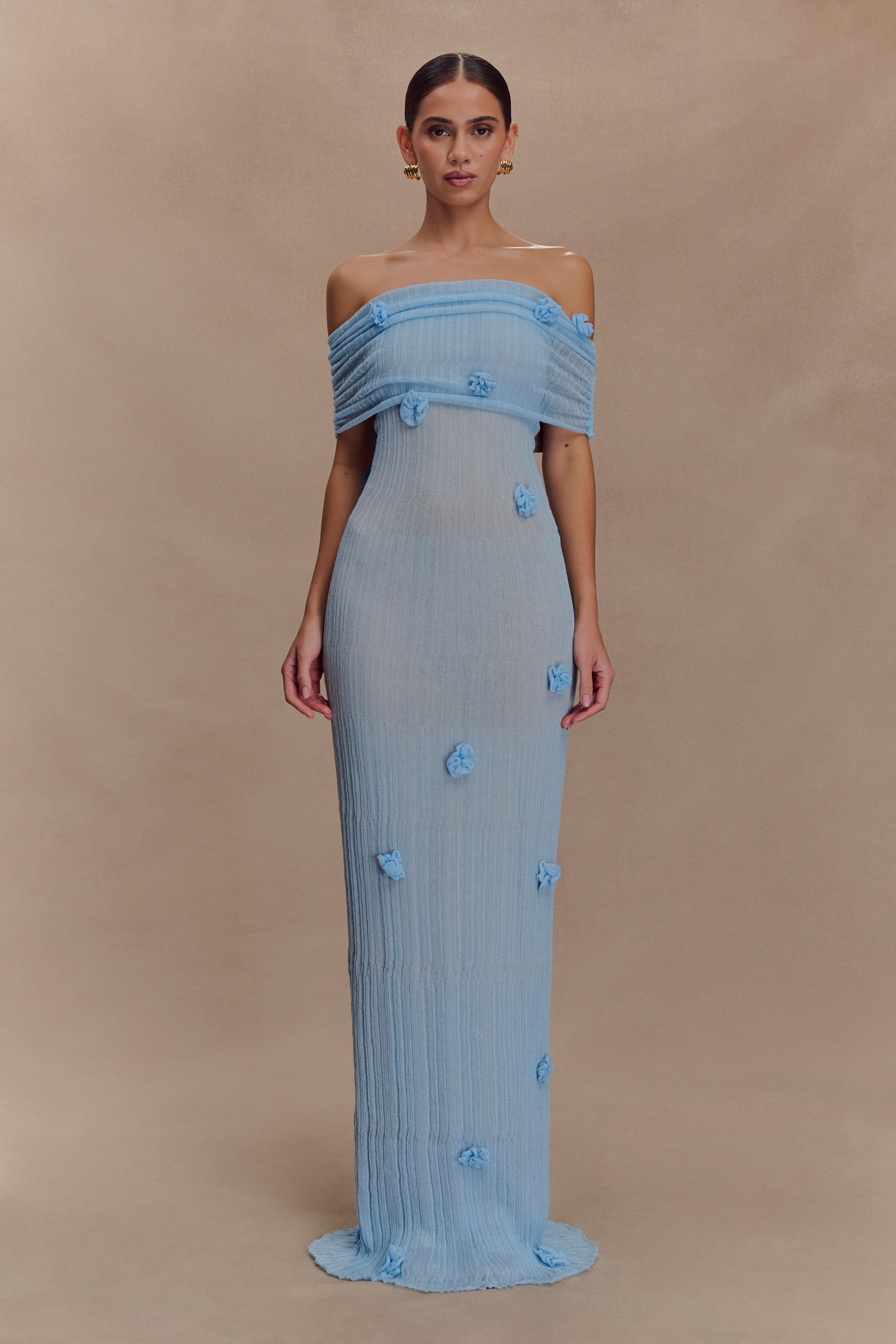 Brynn Orchid Knit Maxi Dress