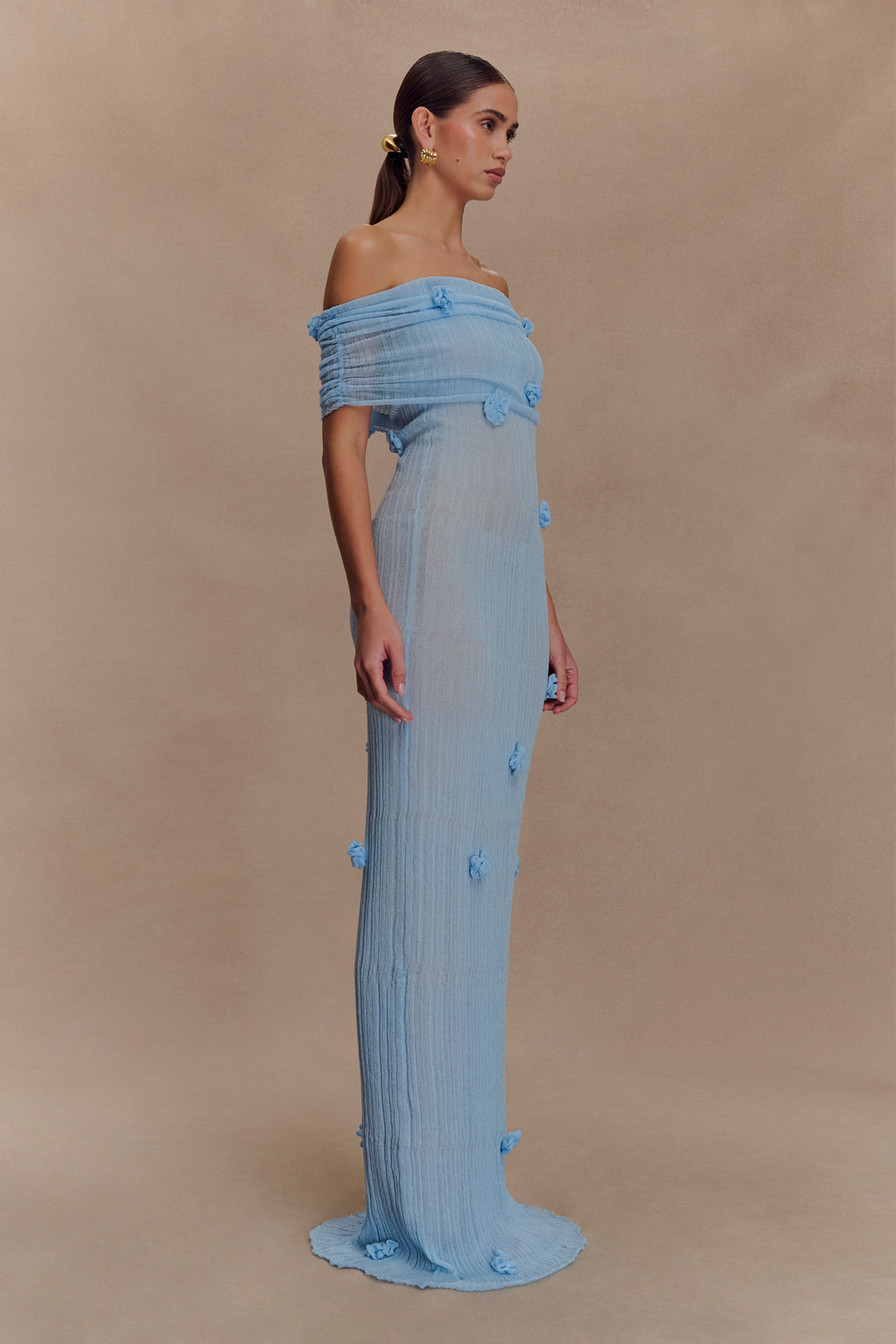 Brynn Orchid Knit Maxi Dress