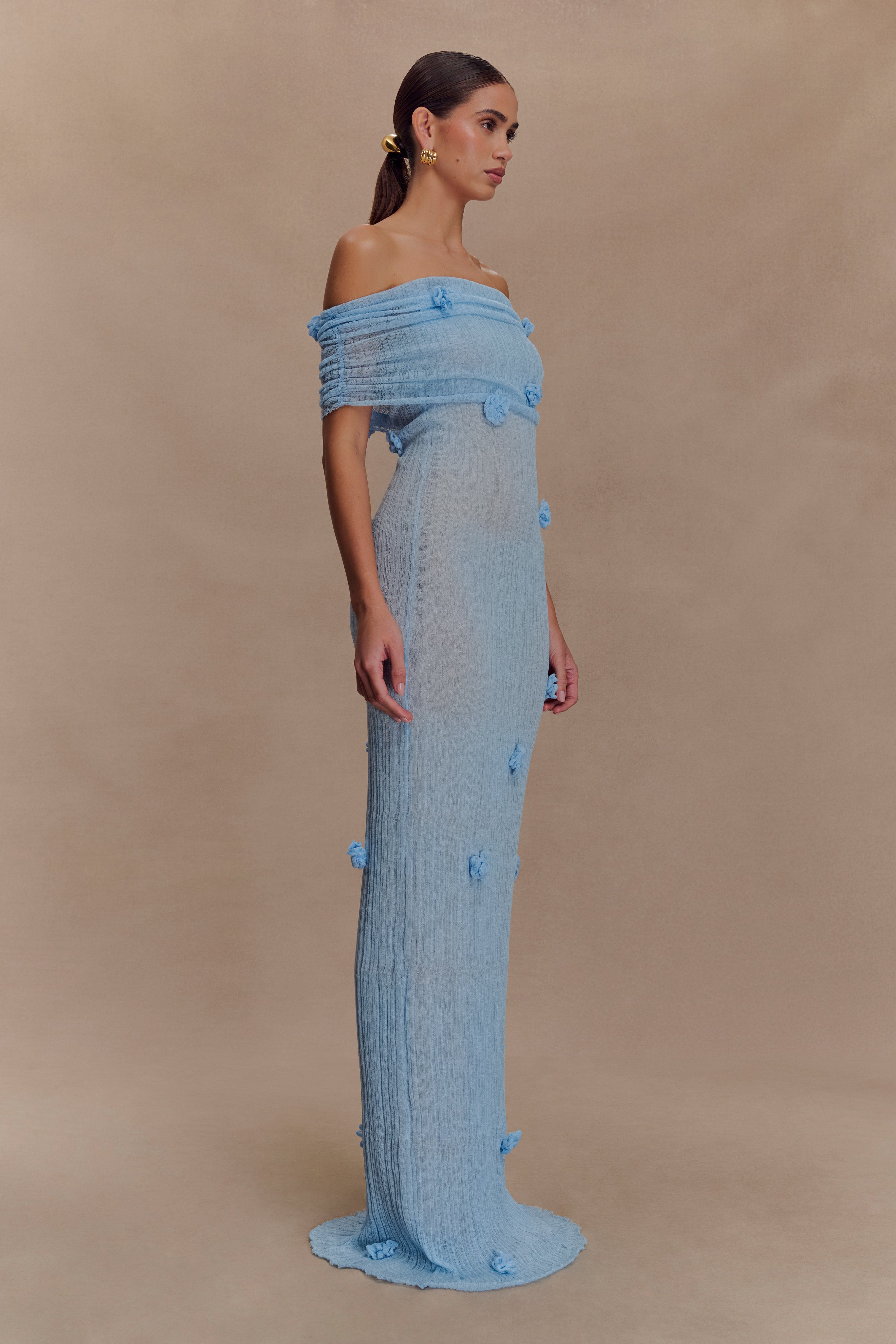 Brynn Orchid Knit Maxi Dress