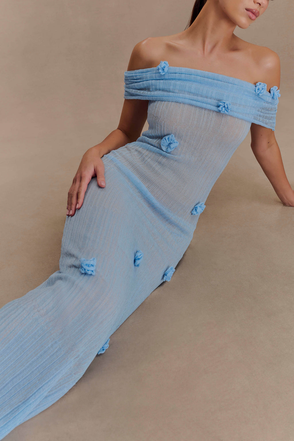 Brynn Orchid Knit Maxi Dress